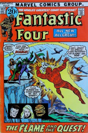 Couverture de FANTASTIC FOUR (1961) #117 - par Joe Sinnott - lecubeacomics.com