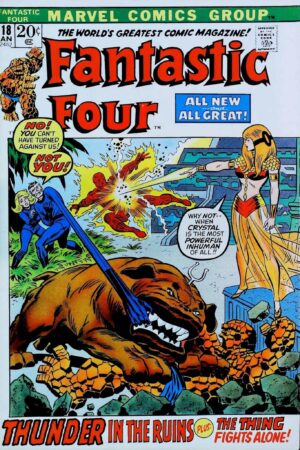 Couverture de FANTASTIC FOUR (1961) #118 - par John Buscema - lecubeacomics.com