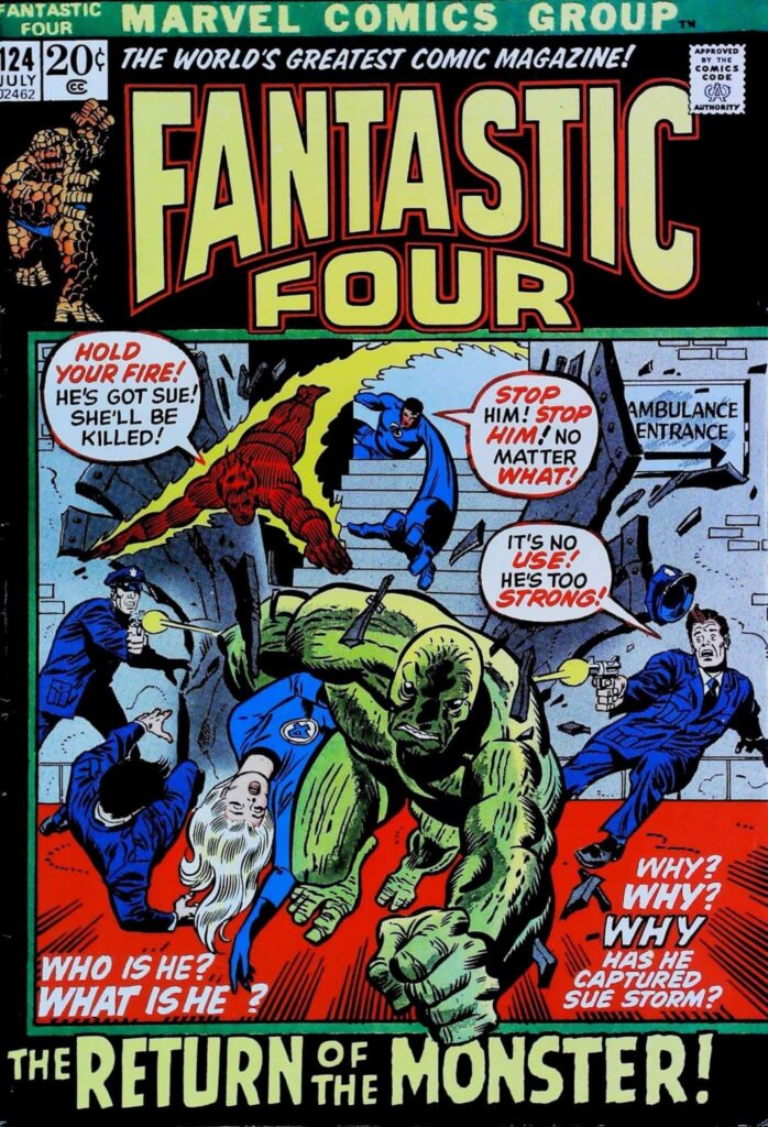 Fantastic Four #124, vue de l'exemplaire