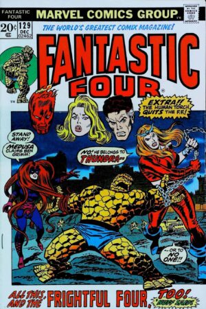 Couverture de FANTASTIC FOUR (1961) #129 - par John Buscema - lecubeacomics.com