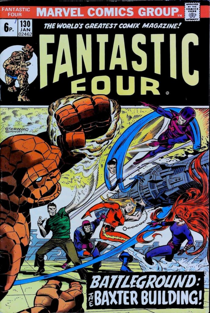Fantastic Four #130, exemplaire FN 6.0, recto