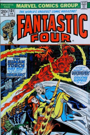 Couverture de FANTASTIC FOUR (1961) #131 - par Jim Steranko - lecubeacomics.com