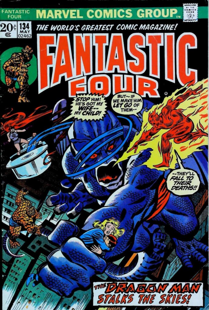 Fantastic Four #134, exemplaire FN 6.0, recto