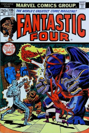 Couverture de FANTASTIC FOUR (1961) #135 - par John Buscema - lecubeacomics.com