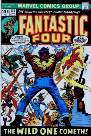 Couverture de FANTASTIC FOUR (1961) #136 - par John Buscema - lecubeacomics.com