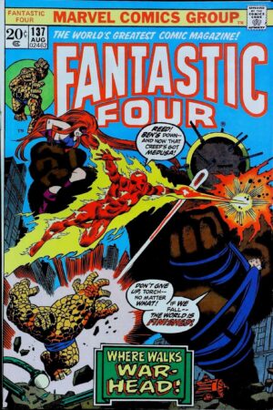 Couverture de FANTASTIC FOUR (1961) #137 - par John Buscema - lecubeacomics.com