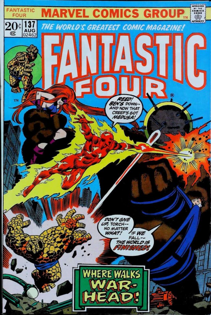 Fantastic Four #137, exemplaire VF 8.0, recto