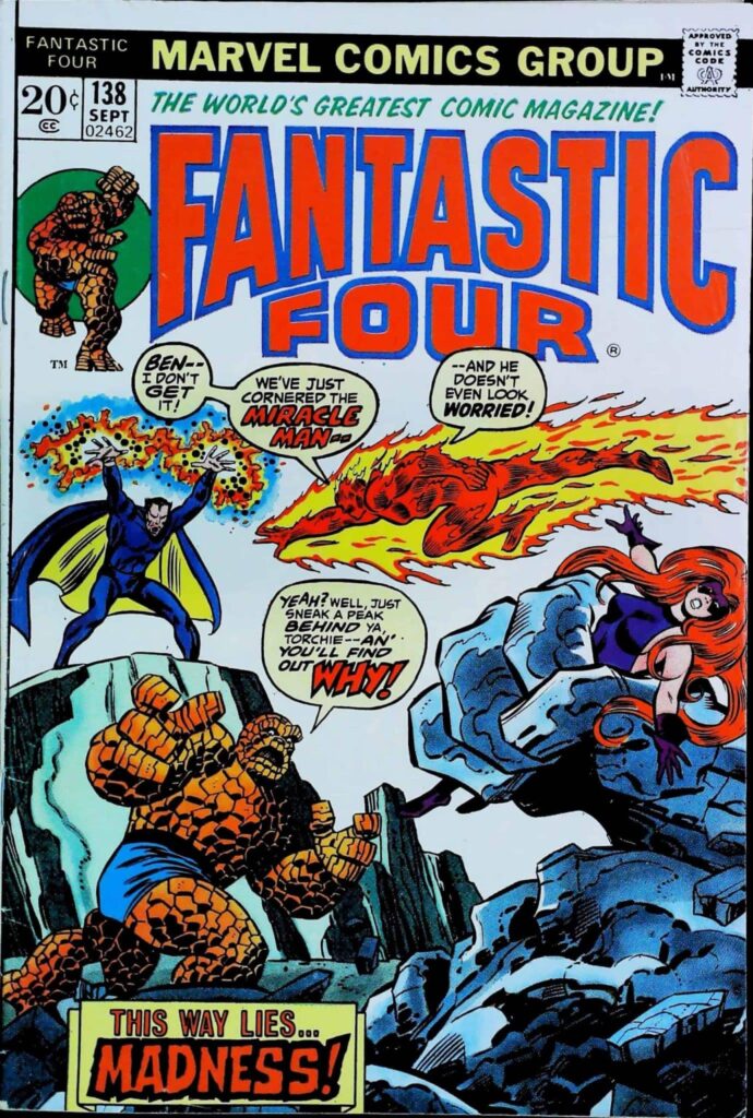 Fantastic Four #138, exemplaire FN+ 6.5, recto