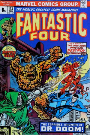 Couverture de FANTASTIC FOUR (1961) #143 - par Gil Kane - lecubeacomics.com