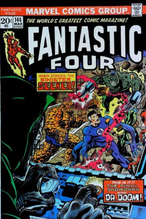 Couverture de FANTASTIC FOUR (1961) #144 - par Rich Buckler - lecubeacomics.com
