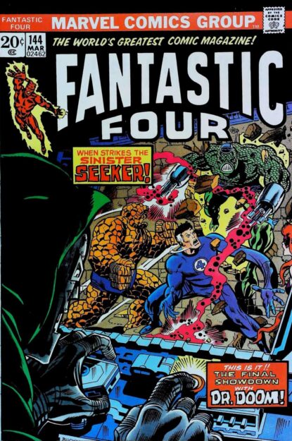 Couverture de FANTASTIC FOUR (1961) #144 - par Rich Buckler - lecubeacomics.com