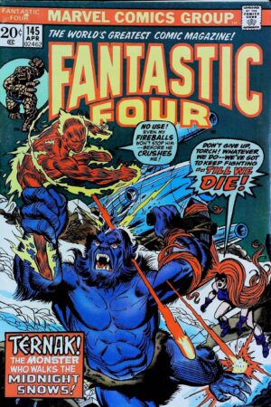 Couverture de FANTASTIC FOUR (1961) #145 - par Gil Kane - lecubeacomics.com