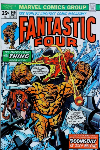 FANTASTIC FOUR (1961) #146 - Marvel - lecubeacomics.com Couverture de FANTASTIC FOUR (1961) #146 - par Gil Kane - lecubeacomics.com
