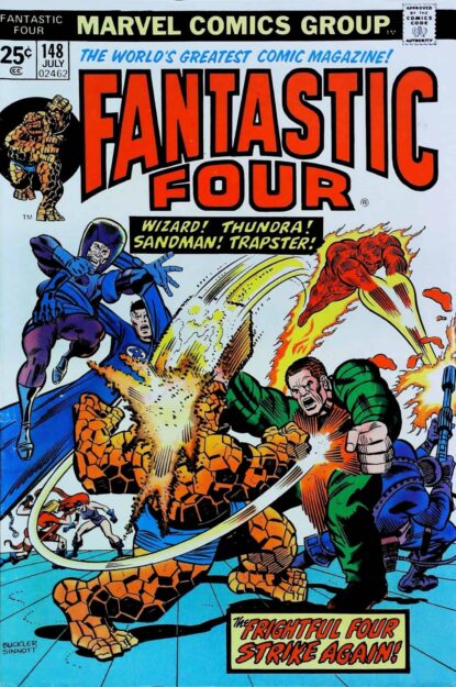 FANTASTIC FOUR (1961) #148 - Marvel - lecubeacomics.com Couverture de FANTASTIC FOUR (1961) #148 - par Rich Buckler - lecubeacomics.com