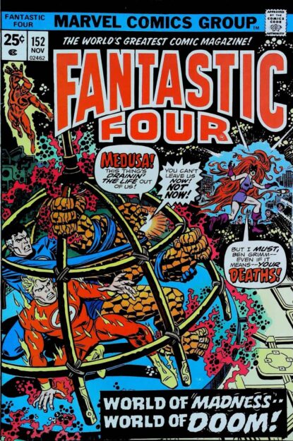 FANTASTIC FOUR (1961) #152 - Marvel - lecubeacomics.com Couverture de FANTASTIC FOUR (1961) #152 - par Rich Buckler - lecubeacomics.com
