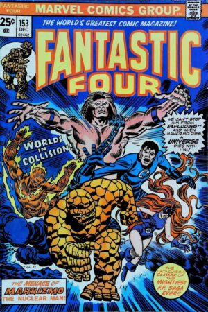 Couverture de FANTASTIC FOUR (1961) #153 - par Gil Kane - lecubeacomics.com