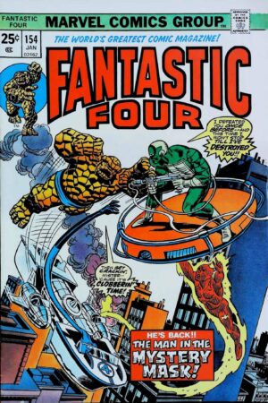 Couverture de FANTASTIC FOUR (1961) #154 - par Gil Kane - lecubeacomics.com