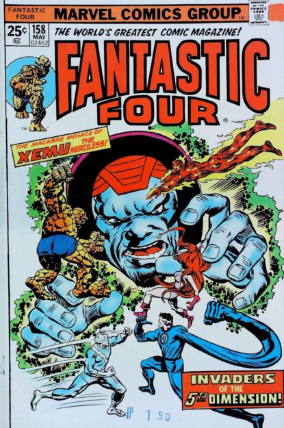 Couverture de FANTASTIC FOUR (1961) #158 - par Rich Buckler - lecubeacomics.com