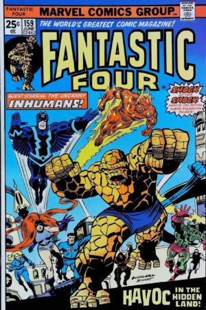 Couverture de FANTASTIC FOUR (1961) #159 - par Rich Buckler - lecubeacomics.com