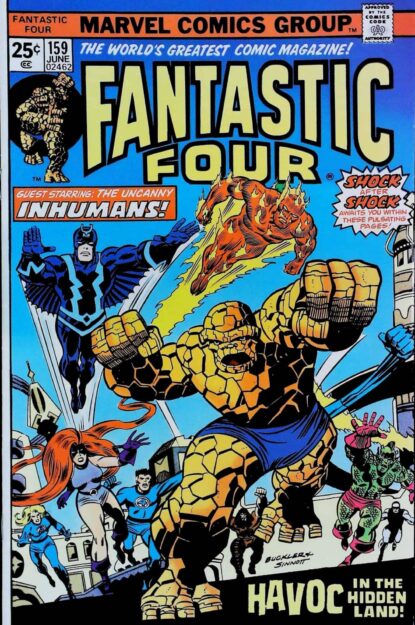 FANTASTIC FOUR (1961) #159 - Marvel - lecubeacomics.com Couverture de FANTASTIC FOUR (1961) #159 - par Rich Buckler - lecubeacomics.com