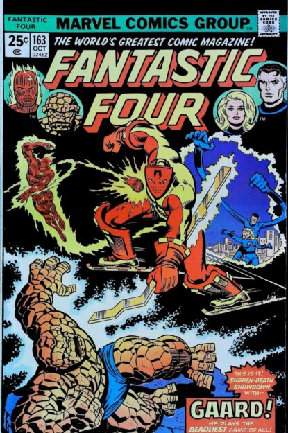 FANTASTIC FOUR (1961) #163 - Marvel - lecubeacomics.com Couverture de FANTASTIC FOUR (1961) #163 - par Rich Buckler - lecubeacomics.com
