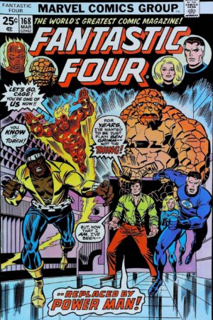 Couverture de FANTASTIC FOUR (1961) #168 - par Joe Sinnott - lecubeacomics.com