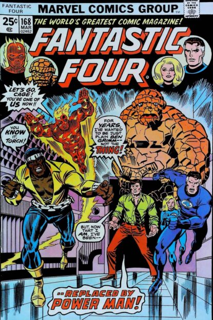 FANTASTIC FOUR (1961) #168 - Marvel - lecubeacomics.com Couverture de FANTASTIC FOUR (1961) #168 - par Joe Sinnott - lecubeacomics.com