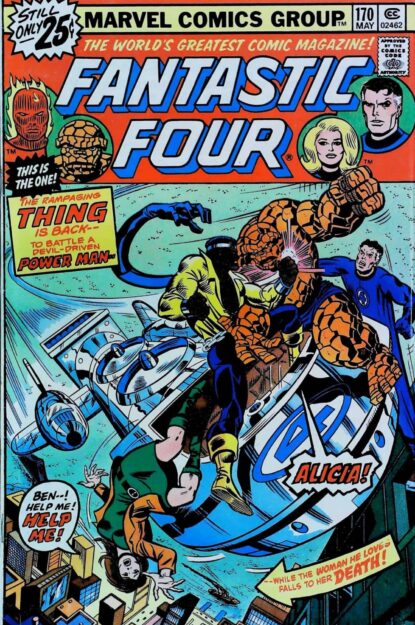 FANTASTIC FOUR (1961) #170 - Marvel - lecubeacomics.com Couverture de FANTASTIC FOUR (1961) #170 - par Ed Hannigan - lecubeacomics.com