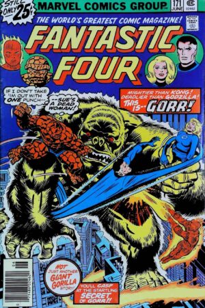 Couverture de FANTASTIC FOUR (1961) #171 - par Jack Kirby - lecubeacomics.com