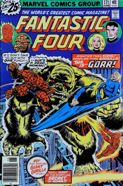 Couverture de FANTASTIC FOUR (1961) #171 - par Jack Kirby - lecubeacomics.com