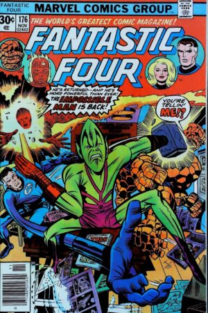 Couverture de FANTASTIC FOUR (1961) #176 - par Jack Kirby - lecubeacomics.com