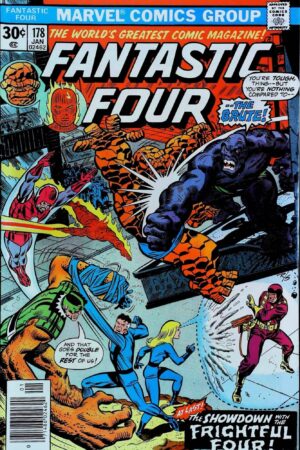 Couverture de FANTASTIC FOUR (1961) #178 - par John Romita - lecubeacomics.com