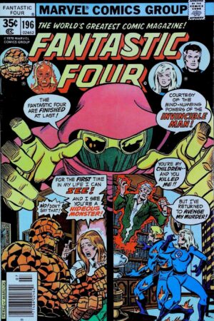 Couverture de FANTASTIC FOUR (1961) #196 - par George Perez - lecubeacomics.com