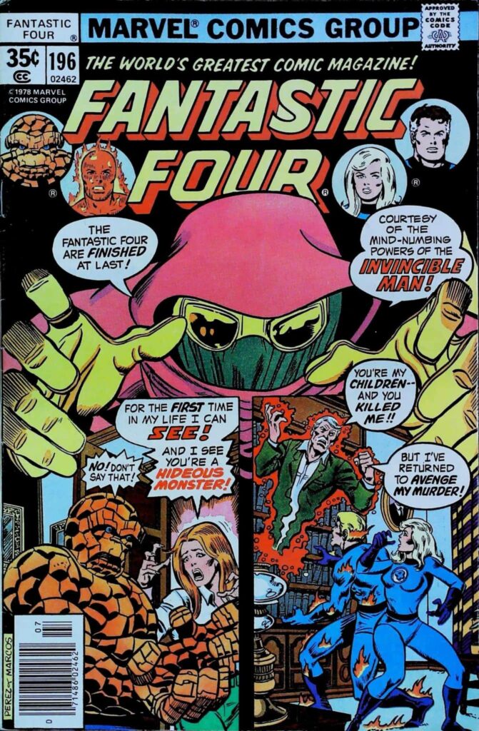 Fantastic Four #196, vue de l'exemplaire