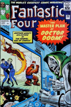 Couverture de FANTASTIC FOUR (1961) #23 - par George Roussos - lecubeacomics.com