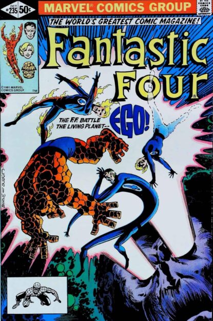 Couverture de FANTASTIC FOUR (1961) #235 - par John Byrne - lecubeacomics.com