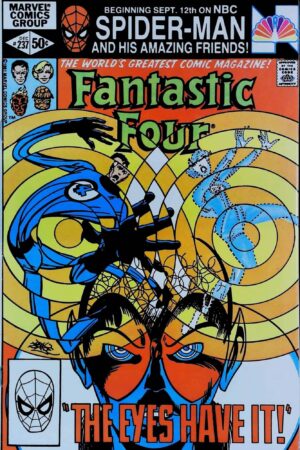 Couverture de FANTASTIC FOUR (1961) #237 - par John Byrne - lecubeacomics.com