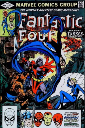 Couverture de FANTASTIC FOUR (1961) #242 - par John Byrne - lecubeacomics.com