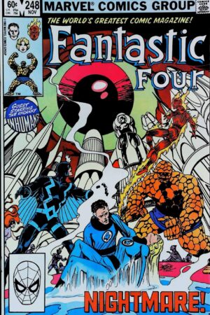 Couverture de FANTASTIC FOUR (1961) #248 - par John Byrne - lecubeacomics.com