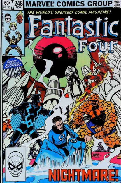Couverture de FANTASTIC FOUR (1961) #248 - par John Byrne - lecubeacomics.com