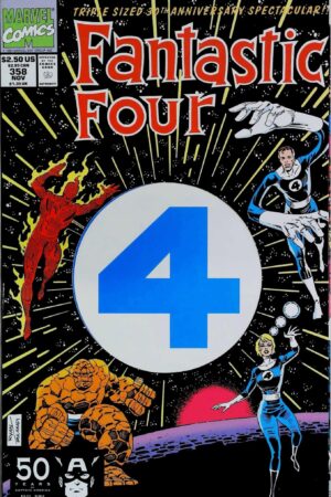 Couverture de FANTASTIC FOUR (1961) #358 - par Danny Bulanadi - lecubeacomics.com