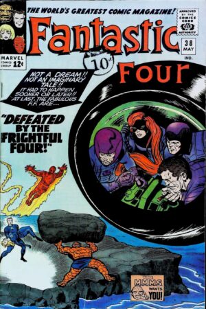 Couverture de FANTASTIC FOUR (1961) #38 - par Chic Stone - lecubeacomics.com
