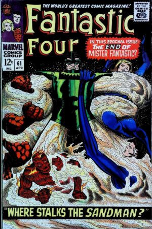 Couverture de FANTASTIC FOUR (1961) #61 - par Jack Kirby - lecubeacomics.com