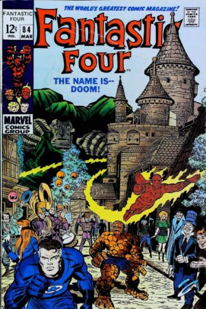 Couverture de FANTASTIC FOUR (1961) #84 - par Jack Kirby - lecubeacomics.com