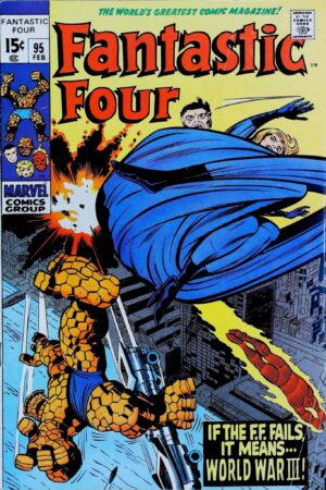 Couverture de FANTASTIC FOUR (1961) #95 - par Jack Kirby - lecubeacomics.com