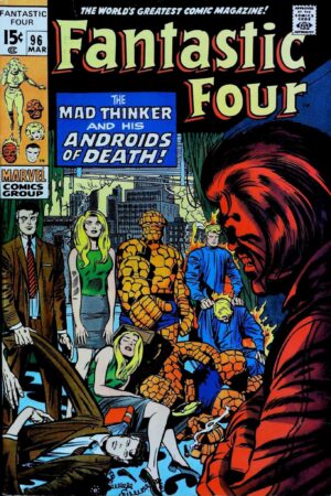 Couverture de FANTASTIC FOUR (1961) #96 - par Jack Kirby - lecubeacomics.com