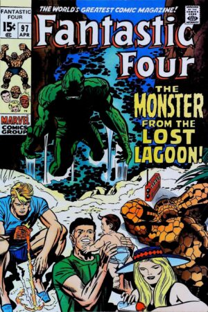 Couverture de FANTASTIC FOUR (1961) #97 - par Jack Kirby - lecubeacomics.com