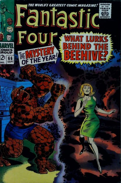 FANTASTIC FOUR (1961) #66 - Marvel - lecubeacomics.com Couverture de FANTASTIC FOUR (1961) #66 - par Jack Kirby - lecubeacomics.com
