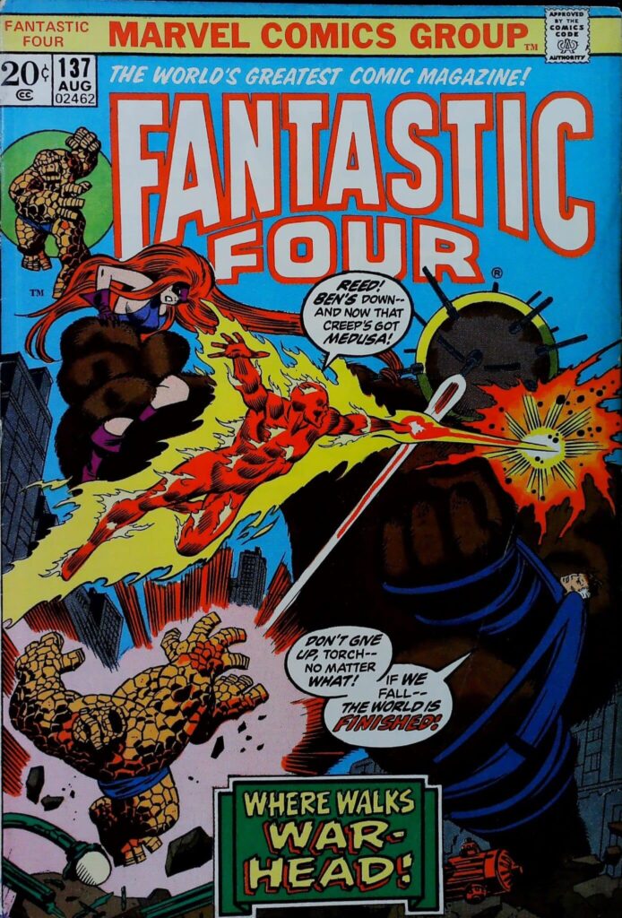 Fantastic Four #137, exemplaire FN 6.0, recto