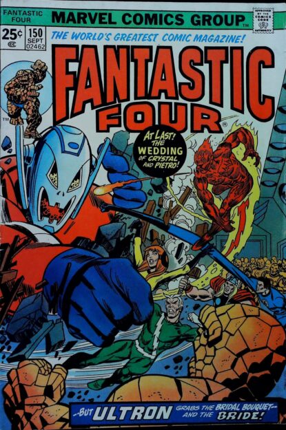 FANTASTIC FOUR (1961) #150 - Marvel - lecubeacomics.com Couverture de FANTASTIC FOUR (1961) #150 - par Gil Kane - lecubeacomics.com